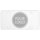 Your Business Logo Promotional Business Company License Plate | Zazzle