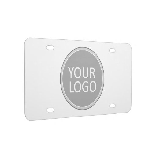 Your Business Logo Promotional Business Company License Plate | Zazzle