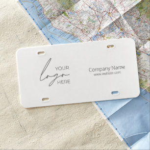 Your Business Logo Promotional Business Company License Plate