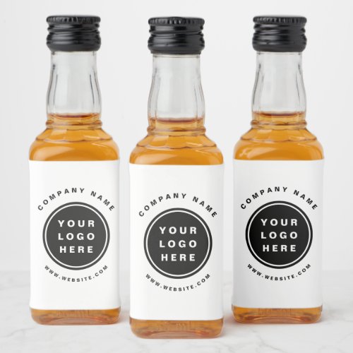 Your Business Logo Promotional Business Company Liquor Bottle Label