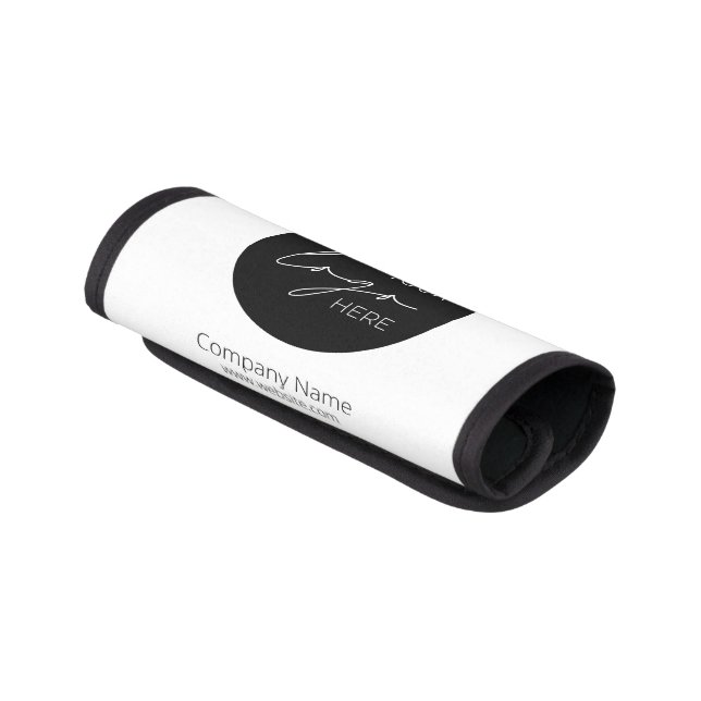 Your Business Logo Promotional Business Company Luggage Handle Wrap (Angled)
