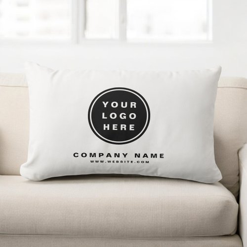 Your Business Logo Promotional Business Company Lumbar Pillow