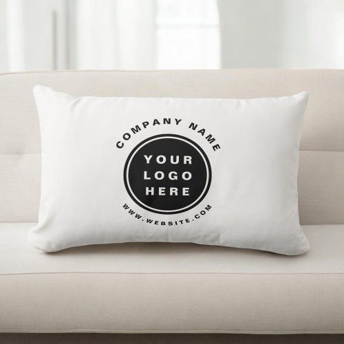 Your Business Logo Promotional Business Company Lumbar Pillow