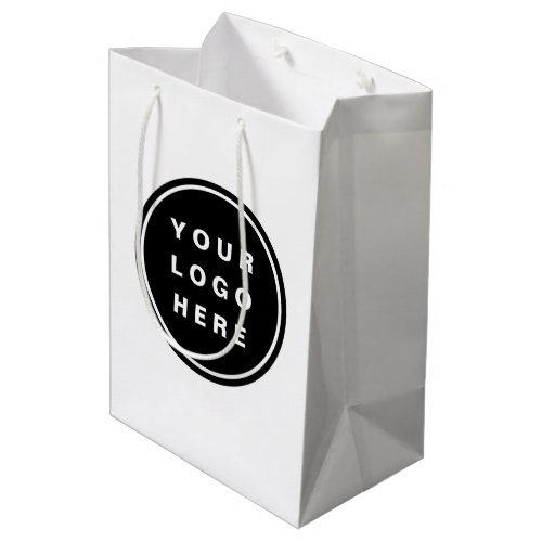 Your Business Logo Promotional Business Company Medium Gift Bag