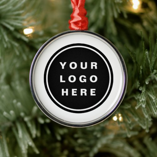 Your Business Logo Promotional Business Company Metal Ornament