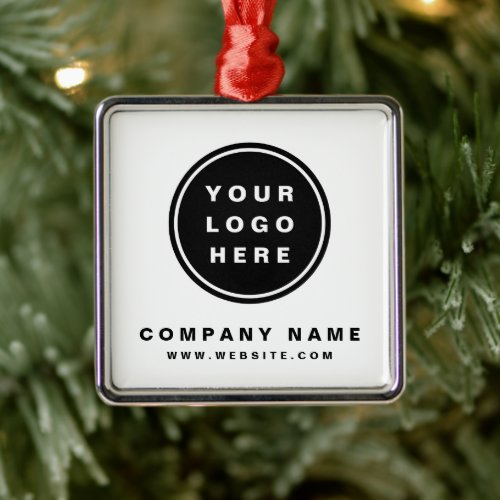 Your Business Logo Promotional Business Company Metal Ornament