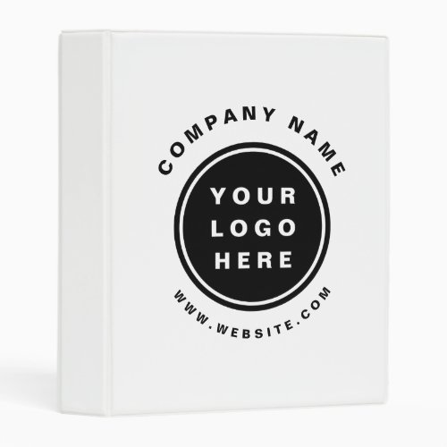 Your Business Logo Promotional Business Company Mini Binder