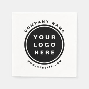 Your Business Logo Promotional Business Company Napkins