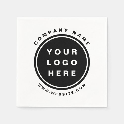 Your Business Logo Promotional Business Company Napkins