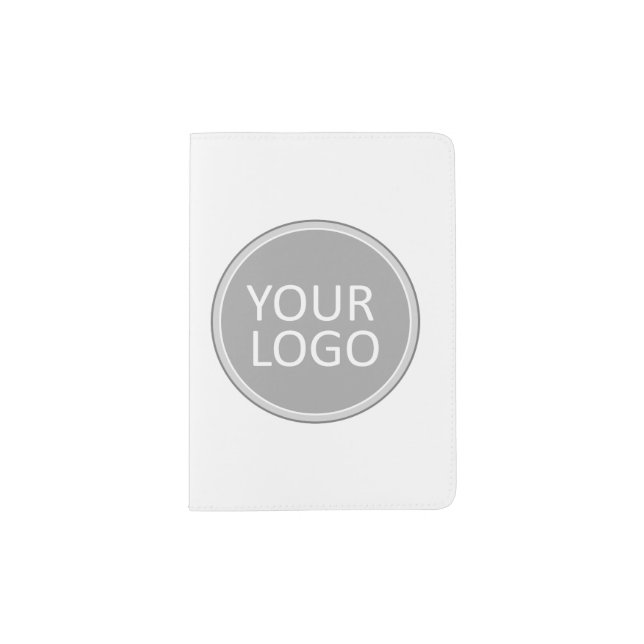 Your Business Logo Promotional Business Company Passport Holder (Front)