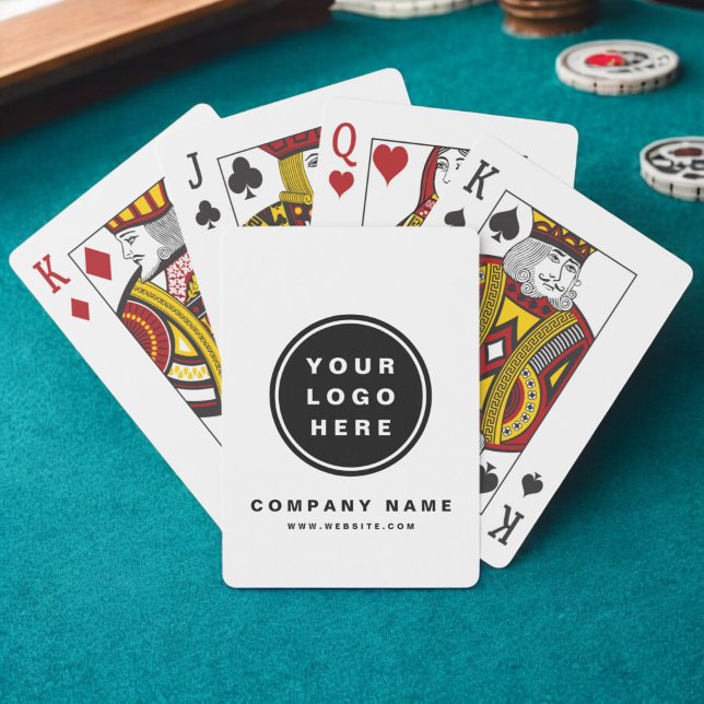Your Business Logo Promotional Business Company Poker Cards (Creator Uploaded)