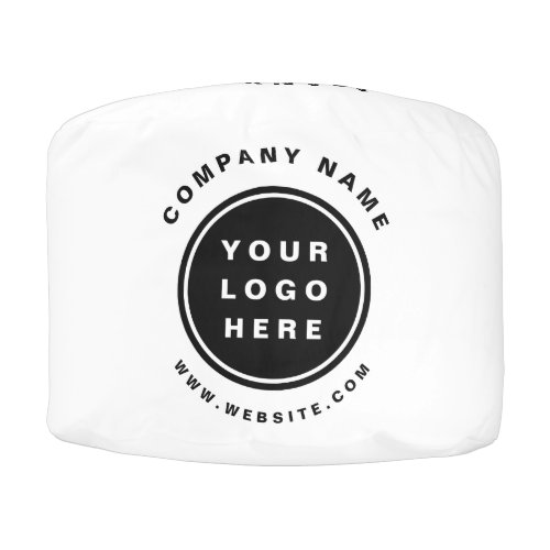 Your Business Logo Promotional Business Company Pouf