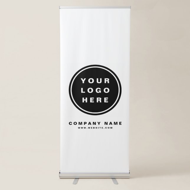 Your Business Logo Promotional Business Company Retractable Banner (Front)