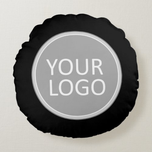 Your Business Logo Promotional Business Company Round Pillow