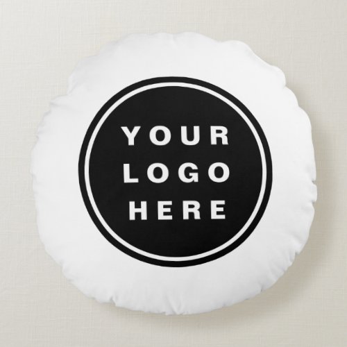 Your Business Logo Promotional Business Company Round Pillow