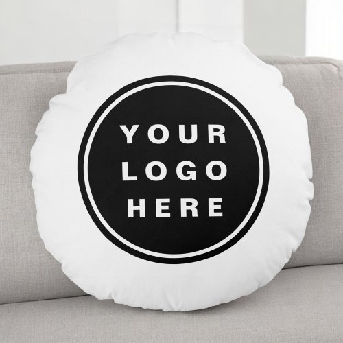 Your Business Logo Promotional Business Company Round Pillow