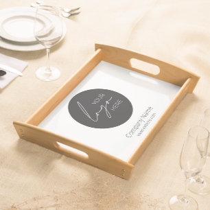 Your Business Logo Promotional Business Company Serving Tray