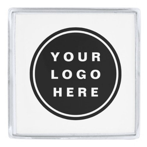 Your Business Logo Promotional Business Company Silver Finish Lapel Pin