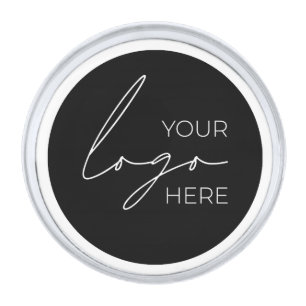 Your Business Logo Promotional Business Company Silver Finish Lapel Pin