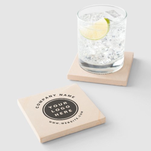 Your Business Logo Promotional Business Company Stone Coaster