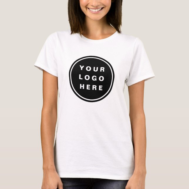 Your Business Logo Promotional Business Company T-Shirt (Front)