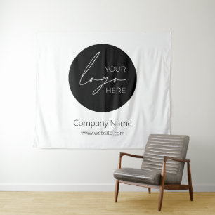 Your Business Logo Promotional Business Company Tapestry
