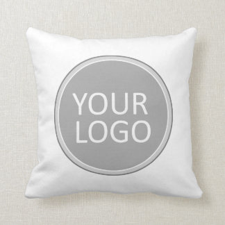 Your Business Logo Promotional Business Company Throw Pillow
