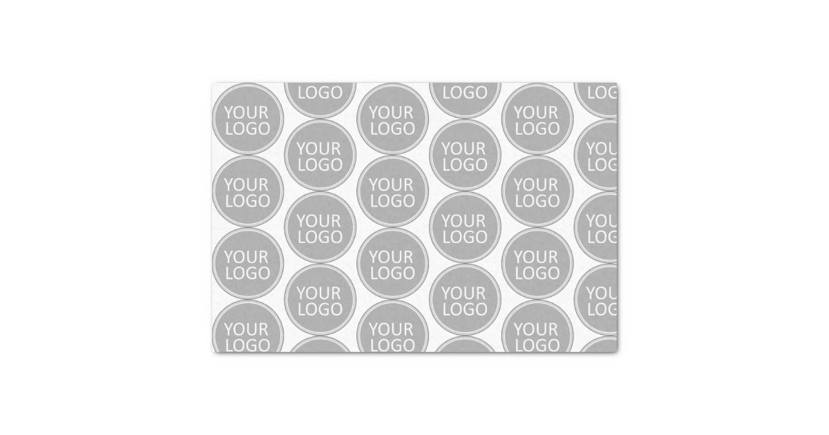 Your Business Logo Promotional Business Company Tissue Paper Zazzle