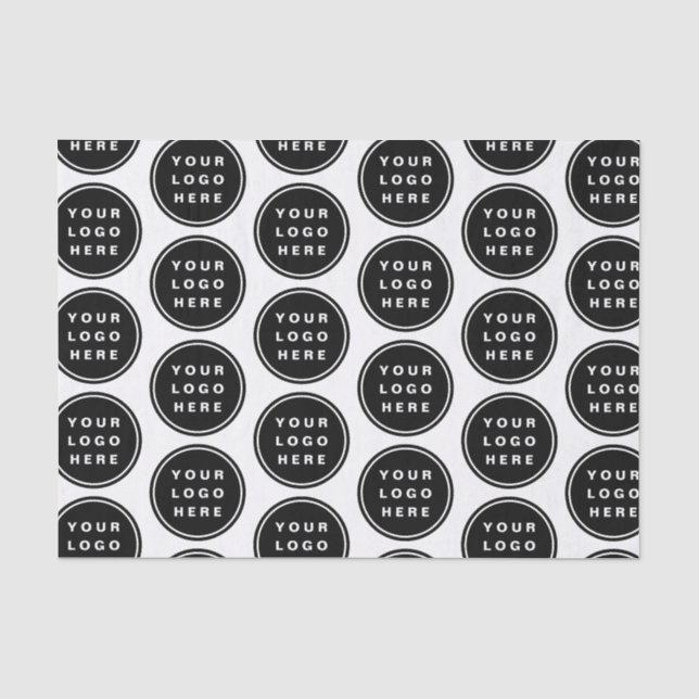 Your Business Logo Promotional Business Company Tissue Paper (Front)