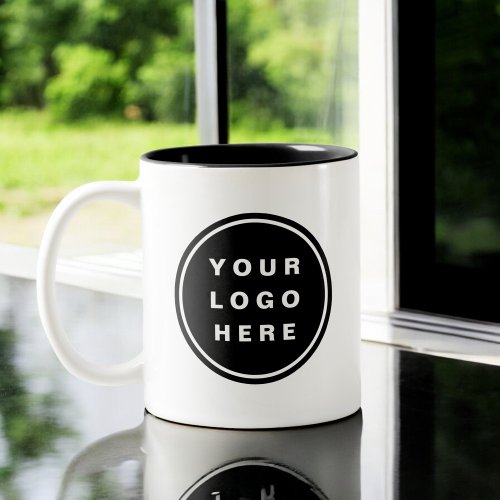 Your Business Logo Promotional Business Company Two_Tone Coffee Mug