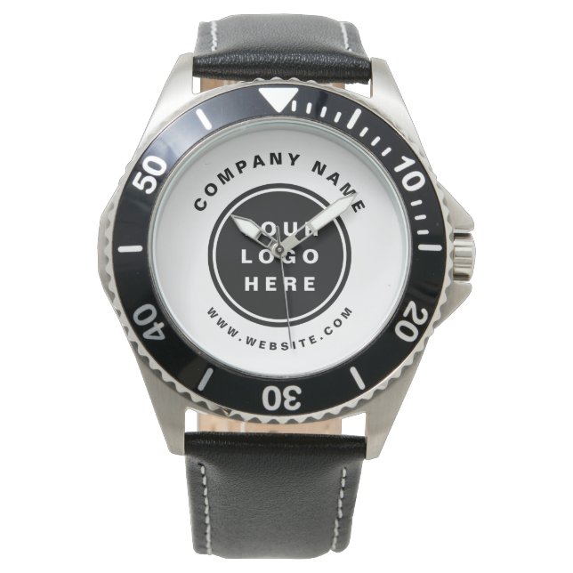 Your Business Logo Promotional Business Company Watch (Front)