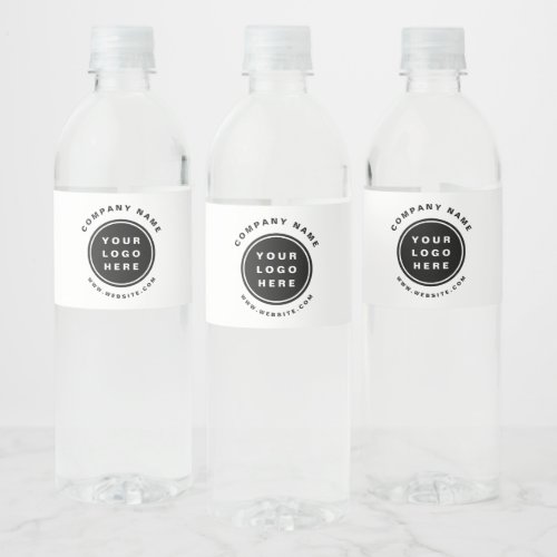 Your Business Logo Promotional Business Company Water Bottle Label