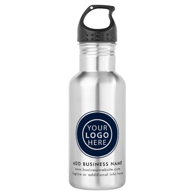 Your Business Logo Promotional Events Custom Stainless Steel Water Bottle (Front)