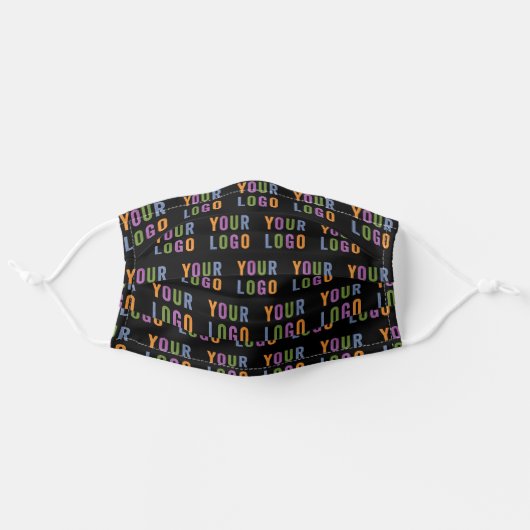 Your Business Logo Promotional Items Adult Cloth Face Mask (Front, Unfolded)