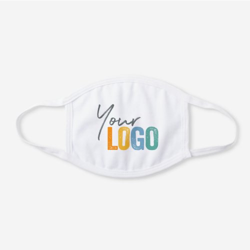 Your Business Logo Promotional Items White Cotton  White Cotton Face Mask