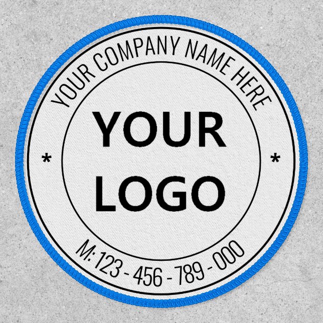 Your Business Logo Promotional Personalized Patch (Front)