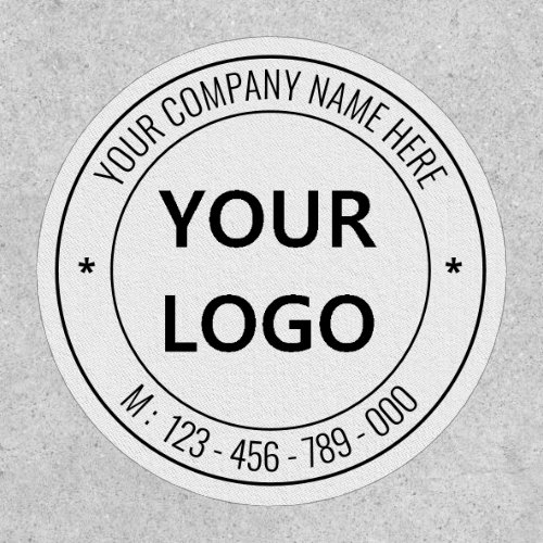 Your Business Logo Promotional Stamp Design Patch