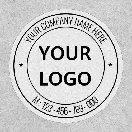 Your Business Logo Promotional Stamp Personalized Patch