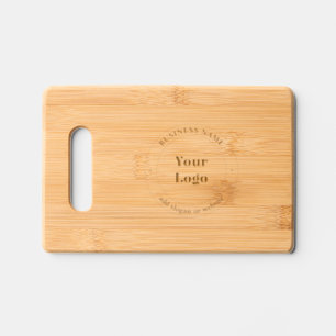 Your Business Logo & Promotional Text Engraved Cutting Board