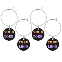 Your Business Logo Promotional Wine Charm