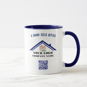 Your Business Logo QR Code Coffee Mug