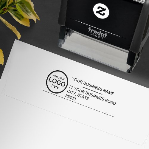 Your Business logo Self Inking Rubber Stamp 