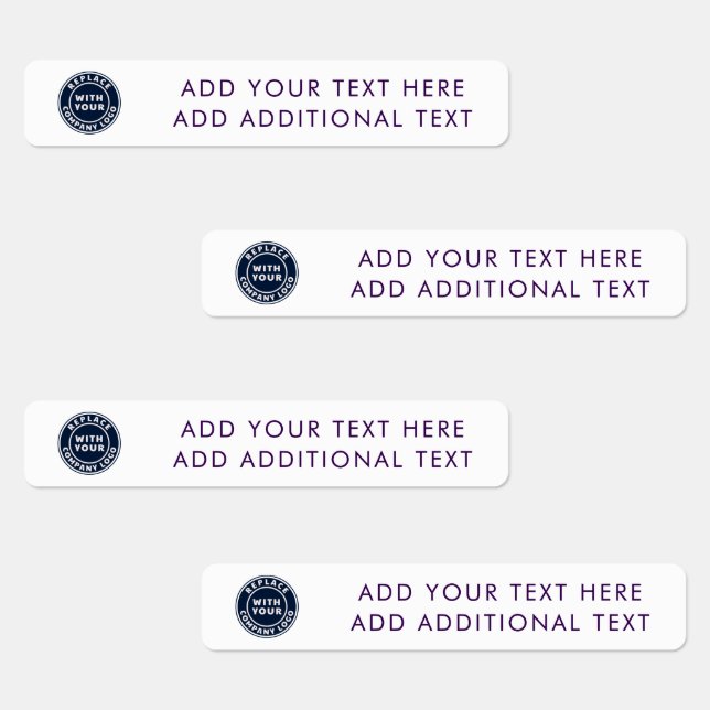 Your Business Logo Simple Labels (Group)