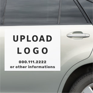 Your Business Logo Simple Minimal Bumper Sticker Car Magnet