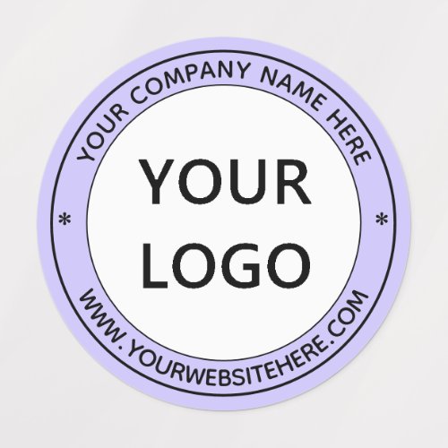 Your Business Logo Stamp Design Labels Your Colors