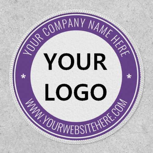 Your Business Logo Stamp Patch _ Custom Colors