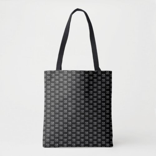 Your Business Logo  Stylish Half Step Pattern Tote Bag