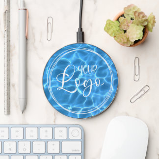 Your Business Logo Swimming Pool Wireless Charger