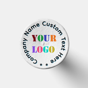 Your Business Logo Text Branded Golf Tees Template