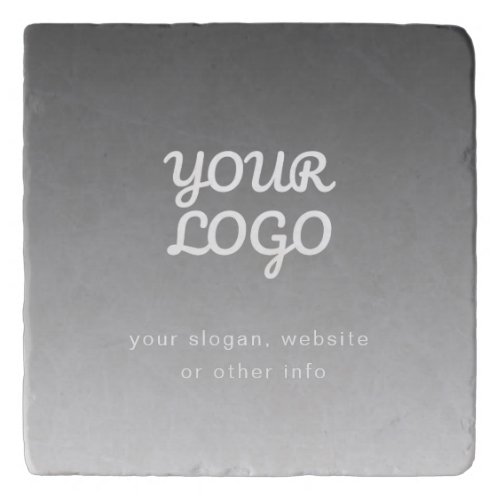 Your Business Logo  Text  Dark Grey Ombre  Trivet